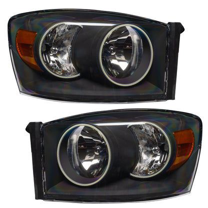 Oracle 07-08 Dodge Ram SMD HL - Black - ColorSHIFT