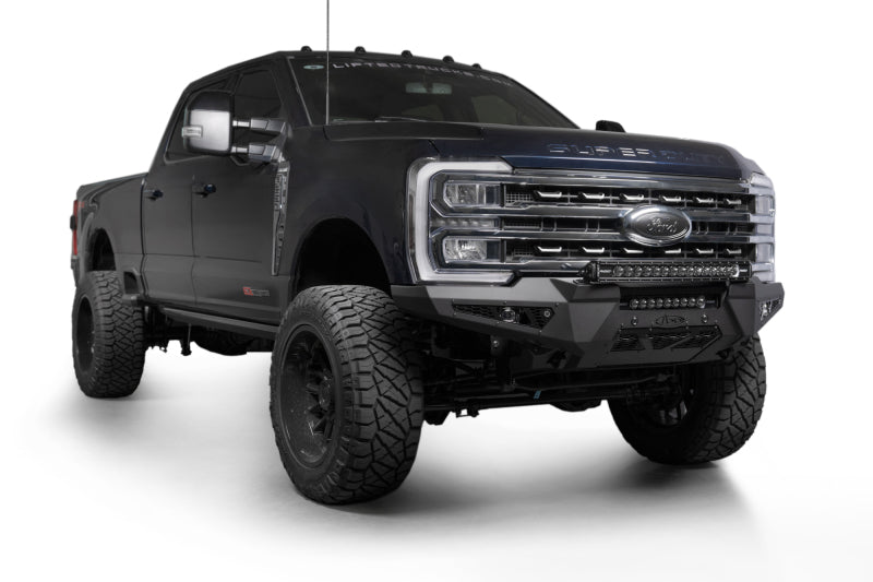 Addictive Desert Designs 2023+ Ford Super Duty HoneyBadger Front Bumper w/ Top Hoop