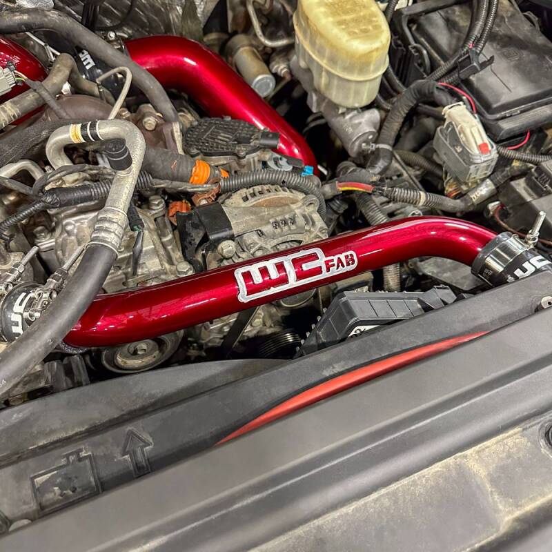 Wehrli 11-16 Chevrolet 6.6L LML Duramax Upper Coolant Pipe - Candy Teal