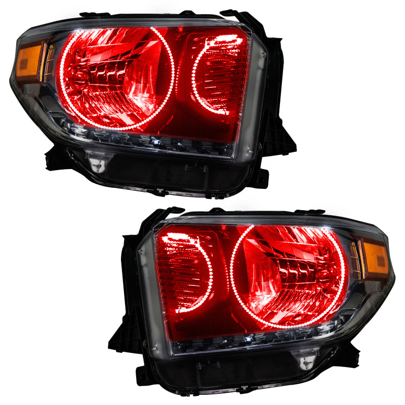Oracle 14-17 Toyota Tundra SMD HL - Dual Halo Kit - ColorSHIFT w/ Simple Controller