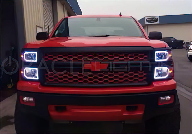 Oracle Chevy Silverado 14-15 Halo Kit Non-Projector Style - ColorSHIFT w/ 2.0 Controller