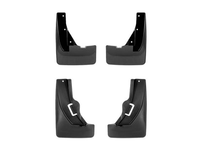 WeatherTech 22-23 Nissan Pathfinder Front & Rear No Drill Mudflaps - Black