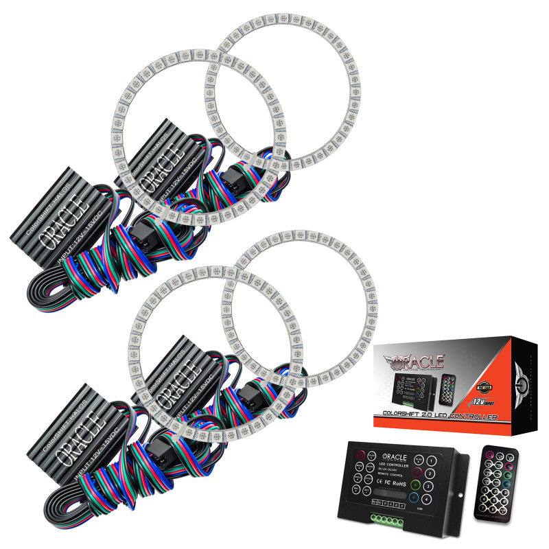 Oracle Maserati GranTurismo 07-14 Halo Kit - ColorSHIFT w/ 2.0 Controller