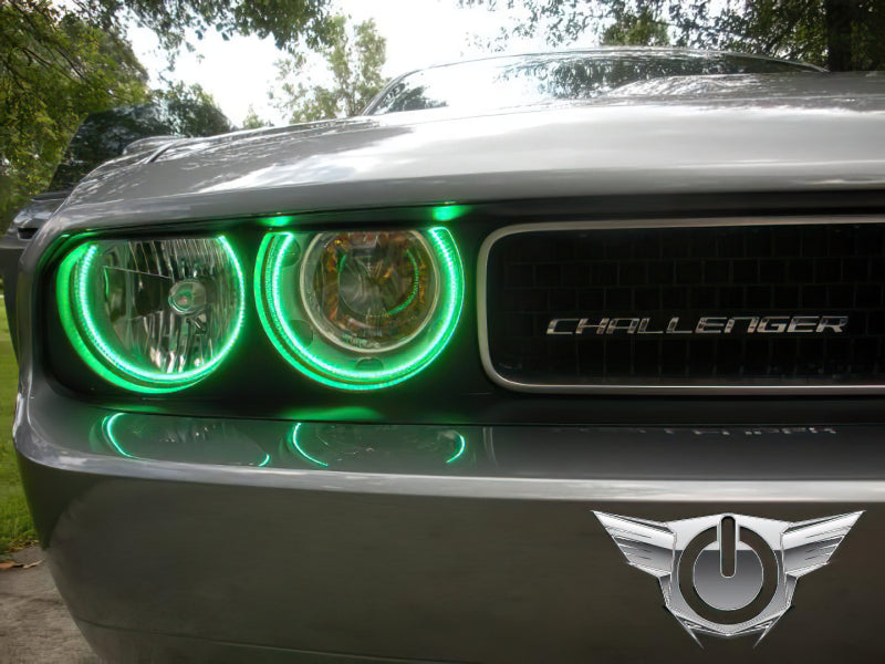 Oracle Dodge Challenger 08-14 Halo Kit (NonProjectorHL) - ColorSHIFT w/o Controller