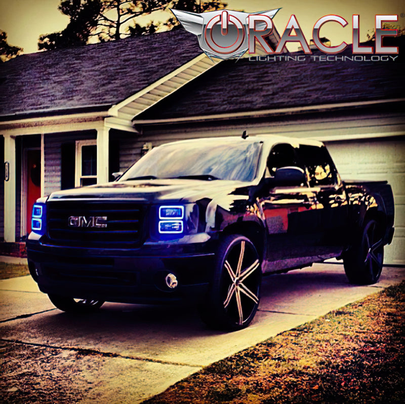 Oracle GMC Sierra 07-13 Halo Kit (New Square Ring Design) - ColorSHIFT