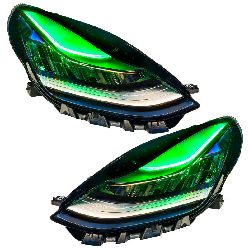 Oracle 17-21 Tesla Model 3 Headlight DRL Upgrade Kit - ColorSHIFT