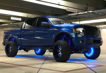 Oracle LED Illuminated Wheel Rings - Double LED - Blue