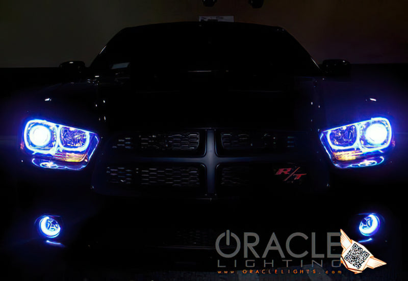Oracle Dodge Charger 11-12 LED Fog Halo Kit - White