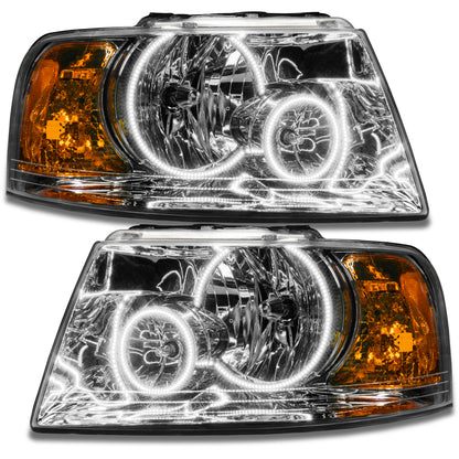 Oracle 03-06 Ford Expedition SMD HL - Chrome - ColorSHIFT w/ Simple Controller