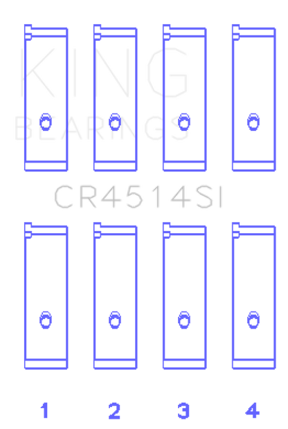 King Engine Bearings Toyota 1AZFE/2AZFE Rod Bearing Set - Size STD
