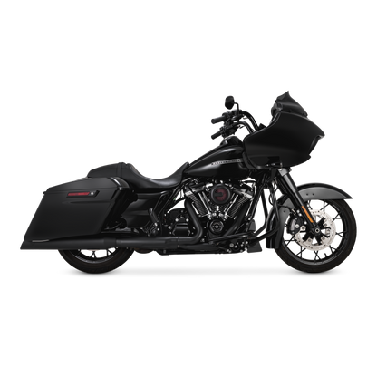 Vance & Hines 17-26 HD Touring Backslash 450 Slip-on Exhaust - Wrinkle Black