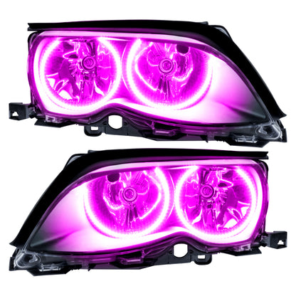 Oracle 02-05 BMW 3 Series SMD HL - Black - ColorSHIFT