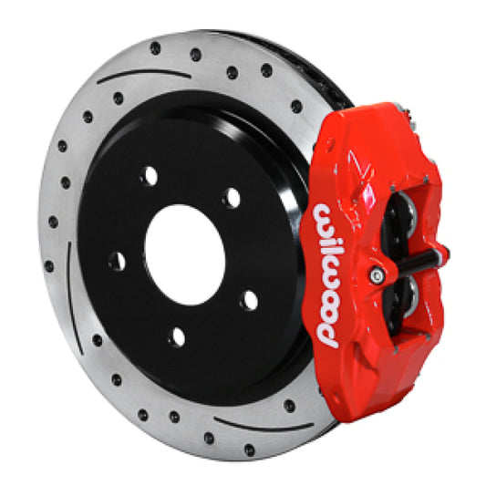 Wilwood 05-13 Chevy Corvette C6 Base DPC56 Rear Brake Kit - Red