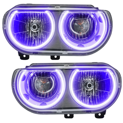 Oracle 08-14 Dodge Challenger SMD HL (Non-HID) - ColorSHIFT w/ 2.0 Controller
