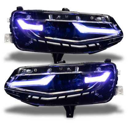 Oracle 19-21 Chevy Camaro LS/LT RGB+A Headlight DRL Kit - ColorSHIFT w/ BC1 Controller