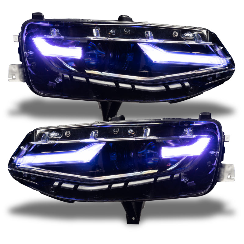 Oracle 19-21 Chevy Camaro LS/LT RGB+A Headlight DRL Kit - ColorSHIFT w/o Controller
