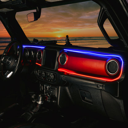 ORACLE Lighting Jeep Wrangler JL / Gladiator JT ColorSHIFT Fiber Optic LED Interior Kit