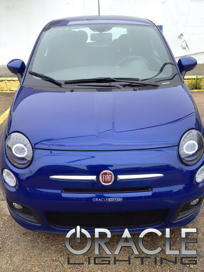Oracle Fiat 500 12-17 Halo Kit - ColorSHIFT w/ 2.0 Controller