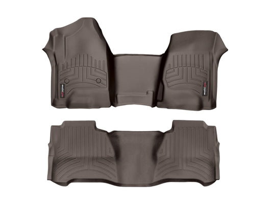 WeatherTech 2011-2016 BMW 5-Series Front & Rear FloorLiner - Cocoa