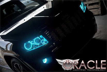 Oracle Jeep Grand Cherokee 11-13 Halo Kit - ColorSHIFT w/ Simple Controller