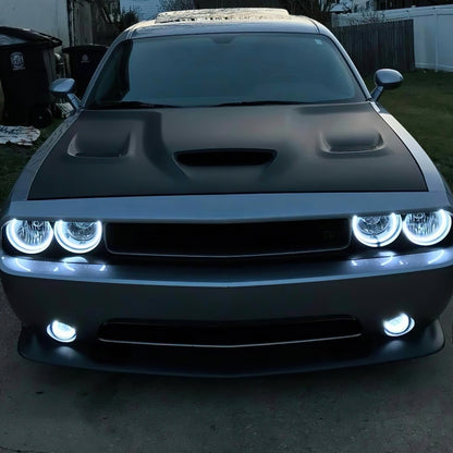 Oracle Dodge Challenger 08-14 LED Halo Kit (ProjectorHL) - White