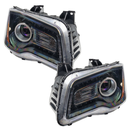 Oracle 11-14 Chrysler 300C SMD HL - Black - NON HID - UV/Purple