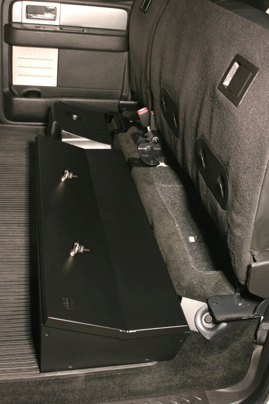Tuffy Ford F150 Supercrew W/ Subwoofer Underseat Lockbox 2/3 Length W/ Keyed Lock For