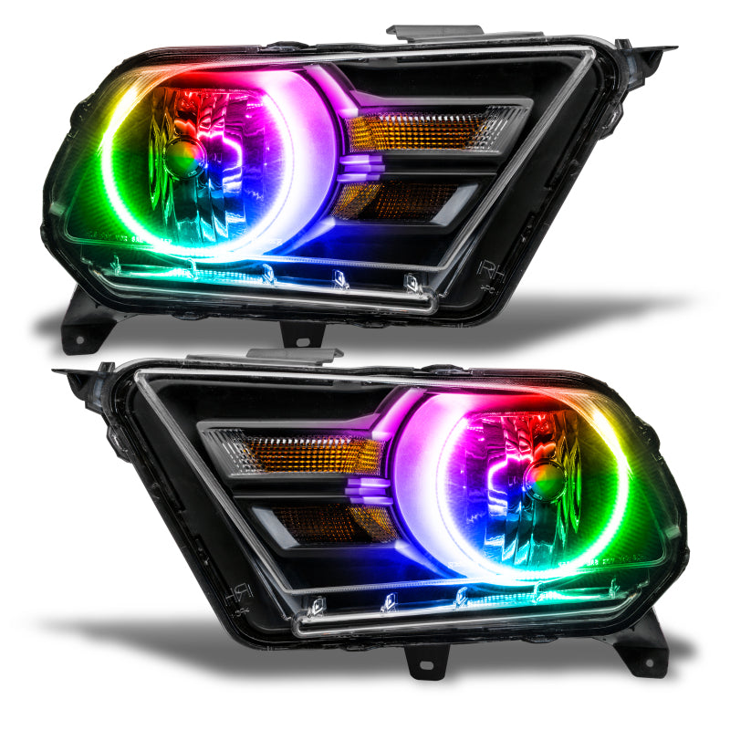Oracle 10-14 Ford Mustang HL (Non-HID) - ColorSHIFT w/o Controller