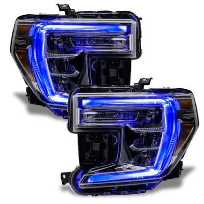 Oracle 19-21 GMC Sierra 1500 RGB+W Headlight DRL Upgrade Kit - ColorSHIFT 2