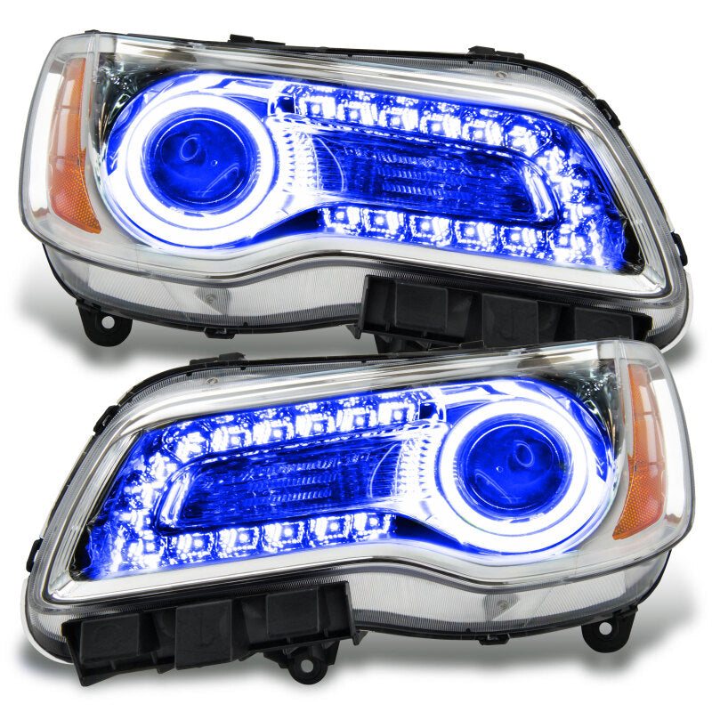 Oracle 11-14 Chrysler 300C SMD HL - Chrome - NON HID - DRL w/ Simple Controller