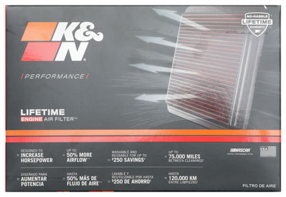 K&N 01 Kia Rio 1.5L Drop In Air Filter