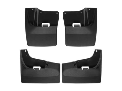WeatherTech 20-24 GMC Sierra / Sierra Denali 2500HD / 3500HD No Drill Mudflaps - Black