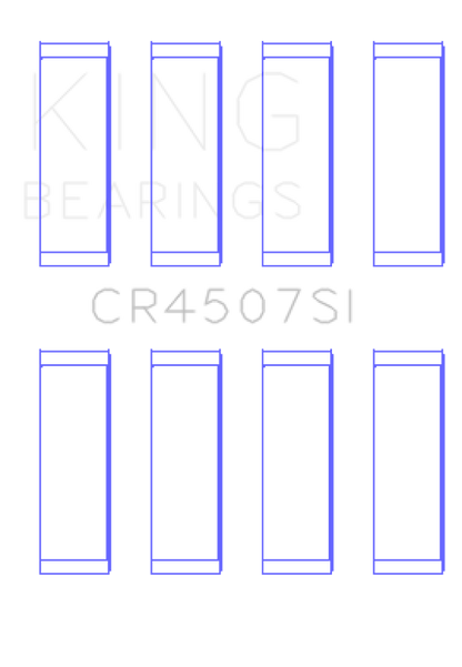 King Mazda MZR 2.3L 16v / Ford Duratec 2.3L 16v (Size +.75) Connecting Rod Bearing Set (Set of 4)