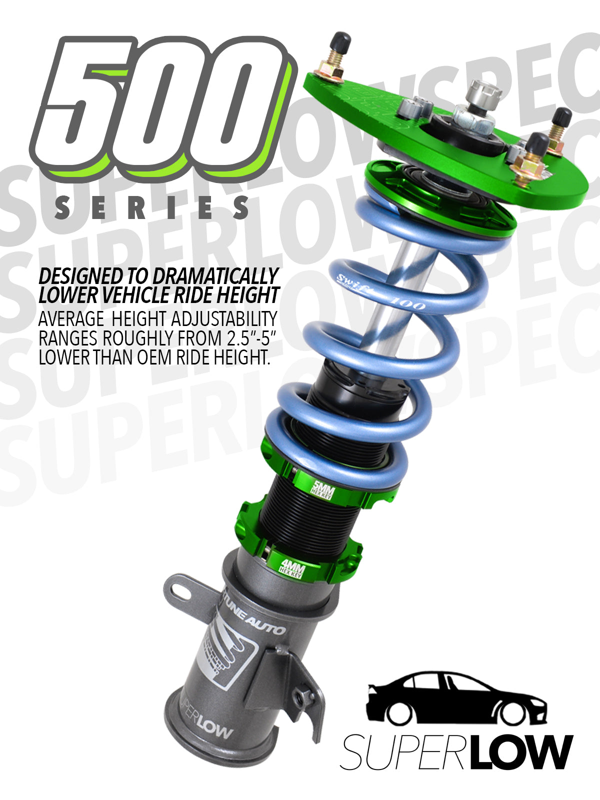 Fortune Auto Super Low 500 Series - Multiple Applications - FA500SL-V35