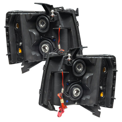 Oracle 07-13 Chevy Silverado SMD HL - Black - Round Style - w/ Simple Controller