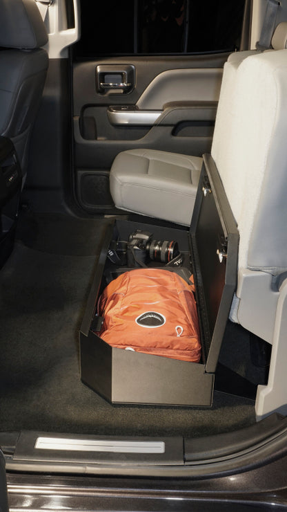 Tuffy Underseat Lockbox 2/3 Length W/ Keyed Lock For Chevrolet Silverado & Gmc Sierra