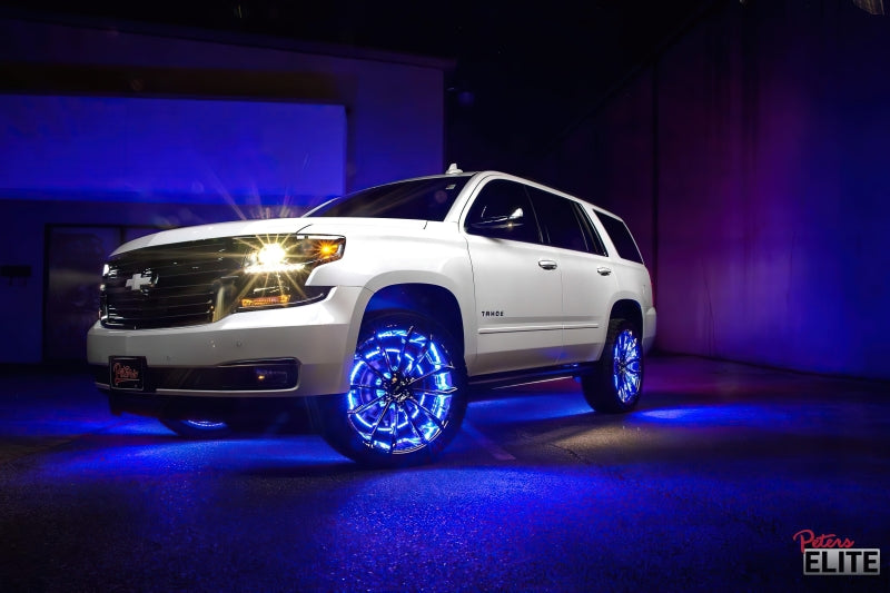 Oracle LED Illuminated Wheel Rings - Double LED - Blue