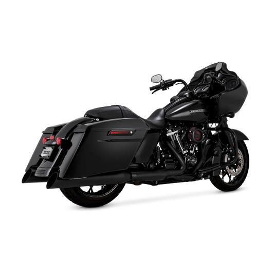 Vance & Hines 17-26 HD Touring Backslash 450 Slip-on Exhaust - Wrinkle Black
