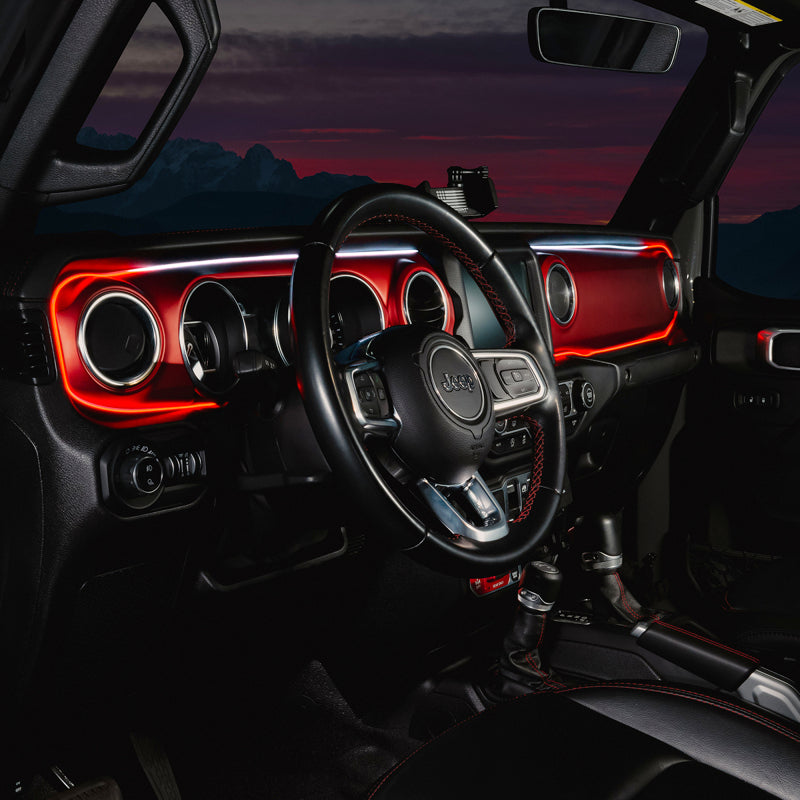 ORACLE Lighting Jeep Wrangler JL / Gladiator JT ColorSHIFT Fiber Optic LED Interior Kit