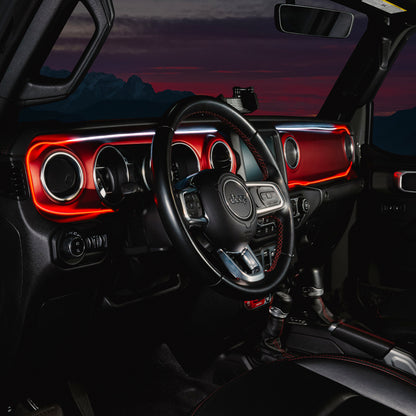 ORACLE Lighting Jeep Wrangler JL / Gladiator JT ColorSHIFT Fiber Optic LED Interior Kit
