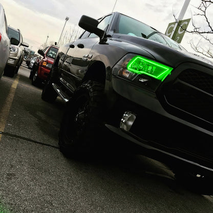 Oracle Dodge Ram Sport 09-18 LED Headlight Halo Kit - ColorSHIFT w/o Controller