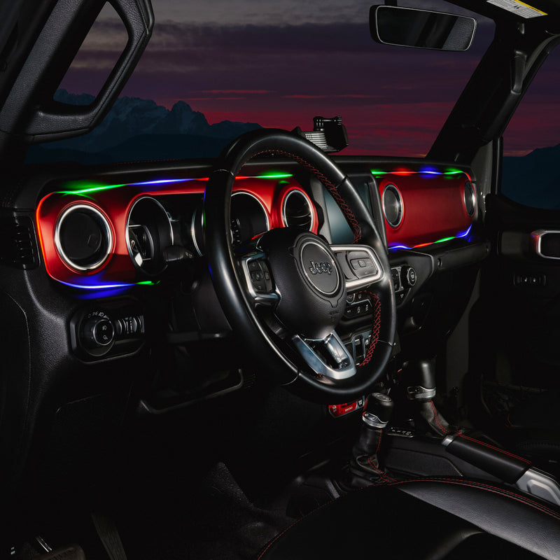 ORACLE Lighting Jeep Wrangler JL / Gladiator JT ColorSHIFT Fiber Optic LED Interior Kit