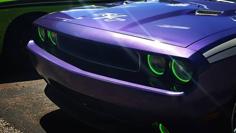 Oracle Dodge Challenger 08-14 Halo Kit (NonProjectorHL) - ColorSHIFT w/o Controller