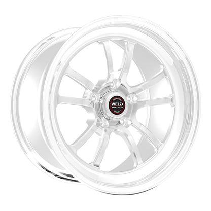 Weld S70 15x4 / 5x4.5 BP / 2.5in. BS Polished Wheel (Low Pad) - Non-Beadlock