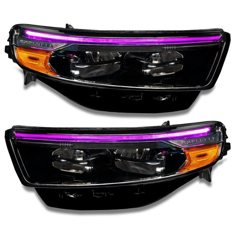 Oracle 20-22 Ford Explorer Dynamic RGB Headlight DRL Kit - - w/ 2.0 Controller