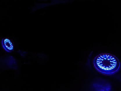 Oracle LED Illuminated Wheel Rings - Double LED - Blue