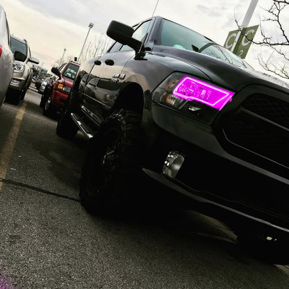 Oracle Dodge Ram Sport 09-18 LED Headlight Halo Kit - ColorSHIFT w/o Controller