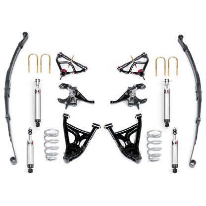 QA1 82-03 Chevy S10 2WD Drag Kit (2-4in/3in Drop) - Level 2