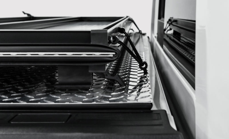 Access 2019+ Chevy/GMC 1500 5ft 8in Bed (w/o Bedside Storage) LOMAX Tri-Fold Cover - Diamond Plate