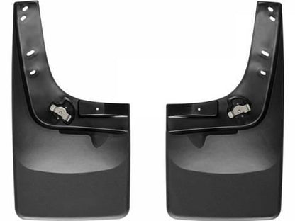 WeatherTech 14+ GMC Sierra/Sierra Denali No Drill Mudflaps - Black